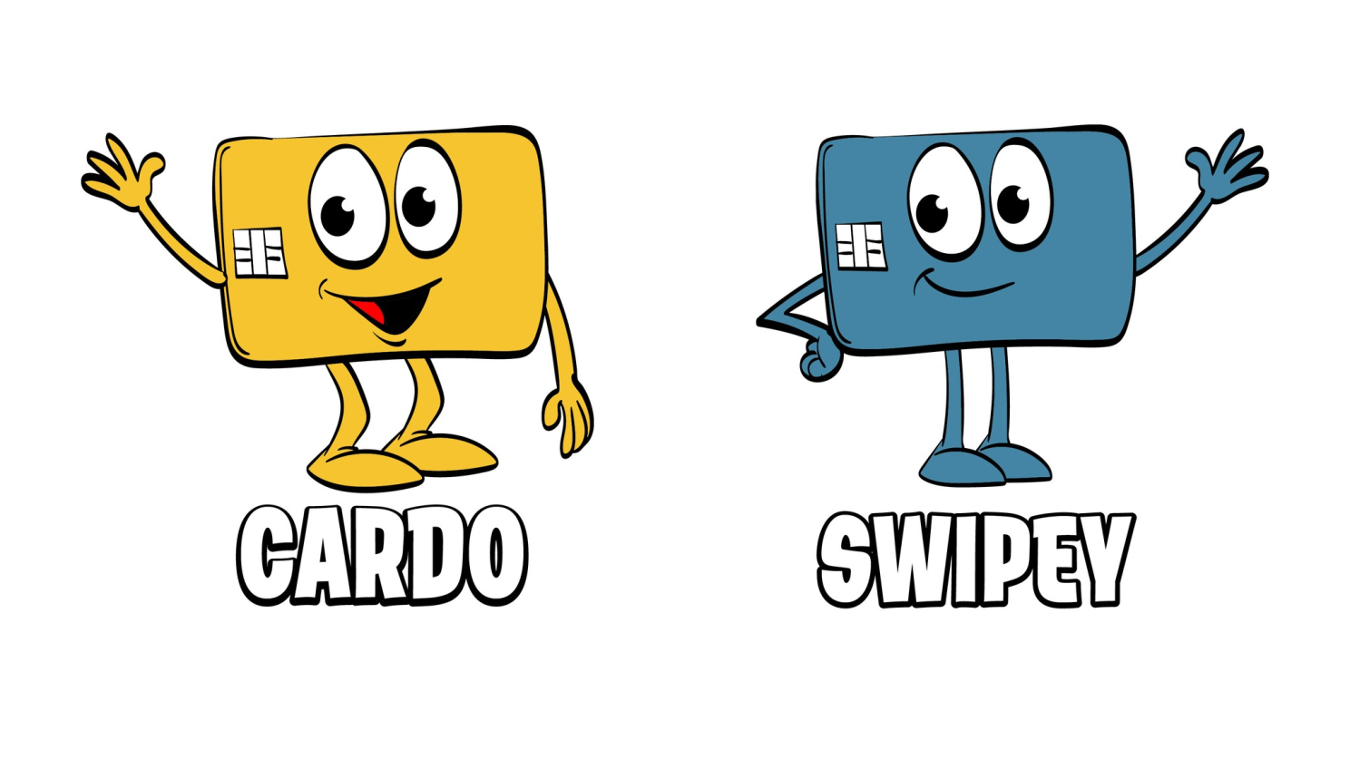 Cardo and Swipey - intrepid payment cards